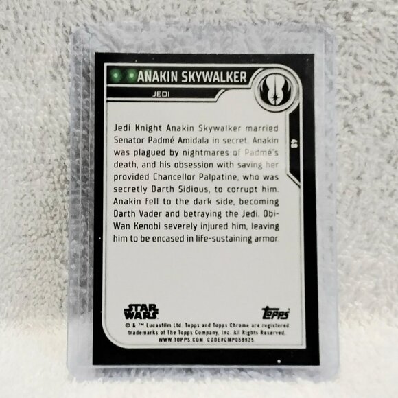 5/$20 Mint 2023.Topps Chrome Anakin Skywalker Star Wars Card 48!! - Picture 2 of 2
